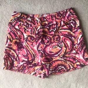 Pink and purple shorts